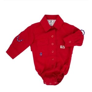 BullRed Fishing Shirt Onesie